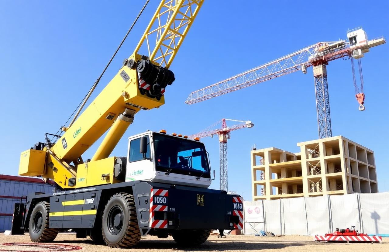 Liebherr LTM 1050-3.1 — autogru 50 ton